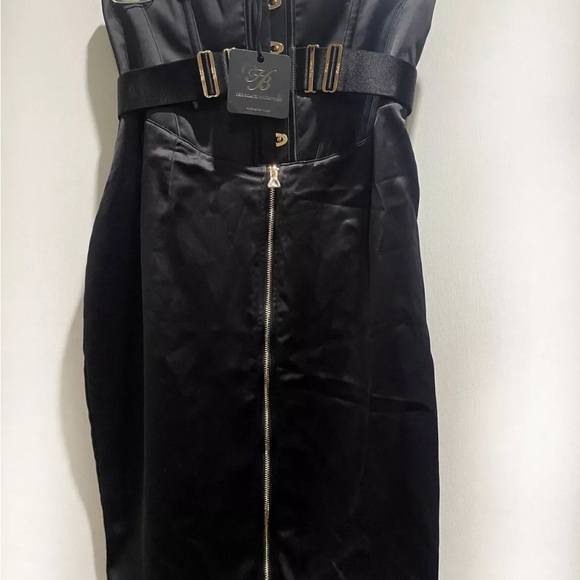 Honey Birdette Chastity Electric Black Skirt - Picture 4 of 4